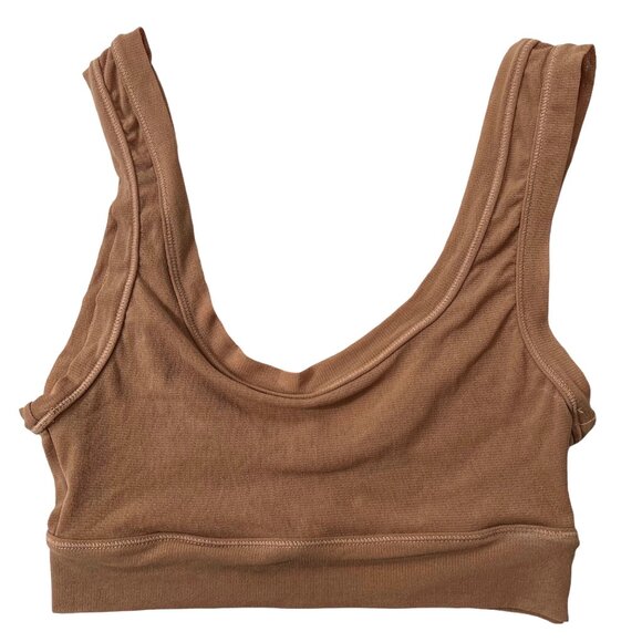 SKIMS Summer Mesh Scoop Bralette Sienna XS - Picture 2 of 12
